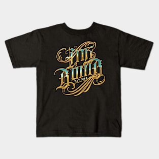 Ink Bomb Tattoo logo 2 Kids T-Shirt